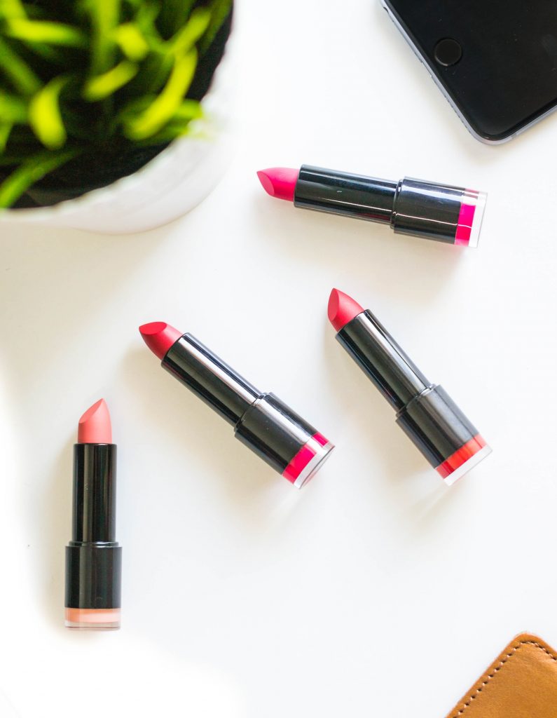 4 pink lipsticks
